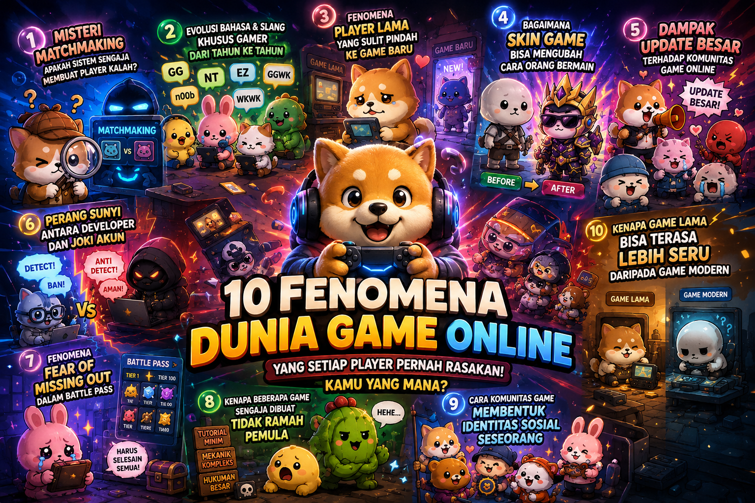 Misteri Bahasa Aneh Anak Game: GG, NT, AFK, Buff dan Artinya
